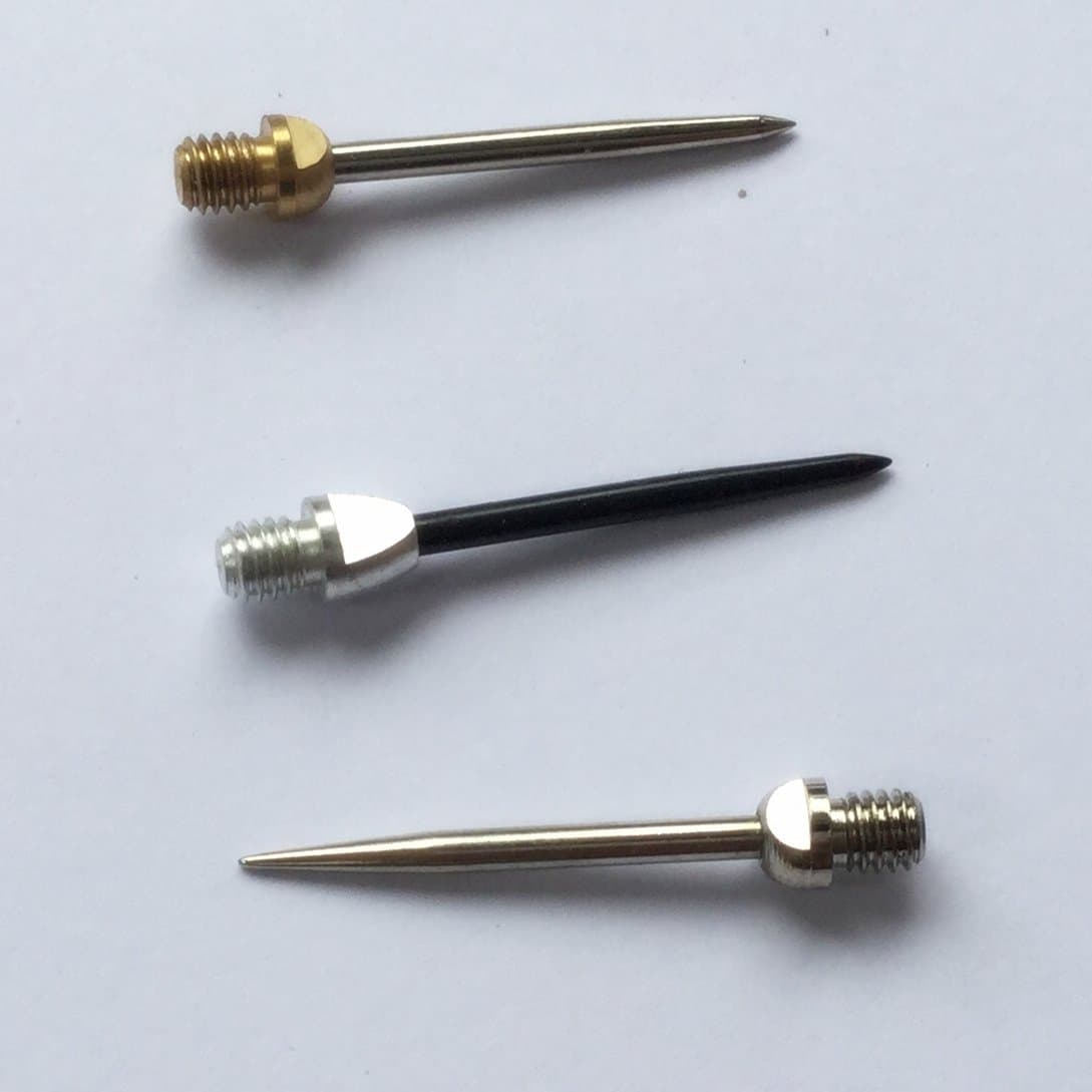 3 designs/12 Pcs New Darts Steel Points Converter Points Converter Tips by Tezoro