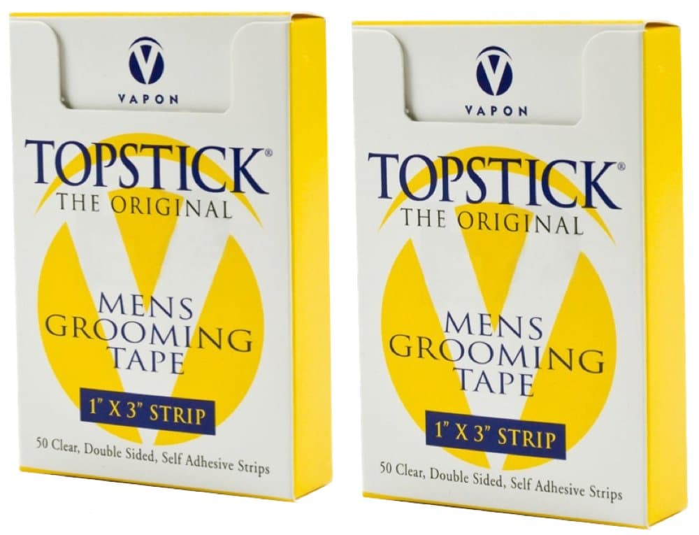 Topstick 1 X 3-50 Strips In Each Box (2 Boxes) Hypo-Allergenic All Purpose Clear Double Tape