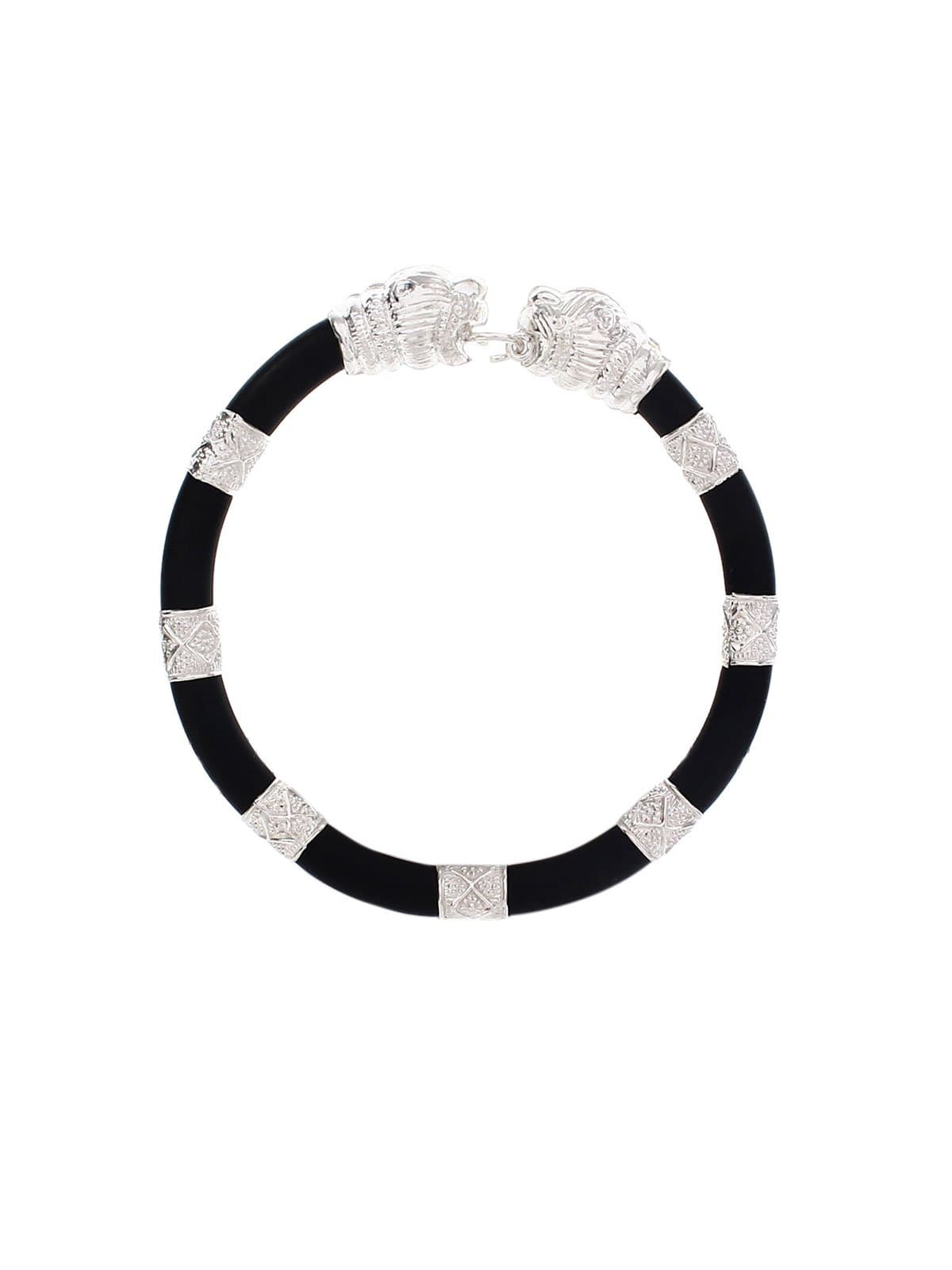 Silverwala925 Sterling Silver Kada for Men -Gk77B, Silver, silver