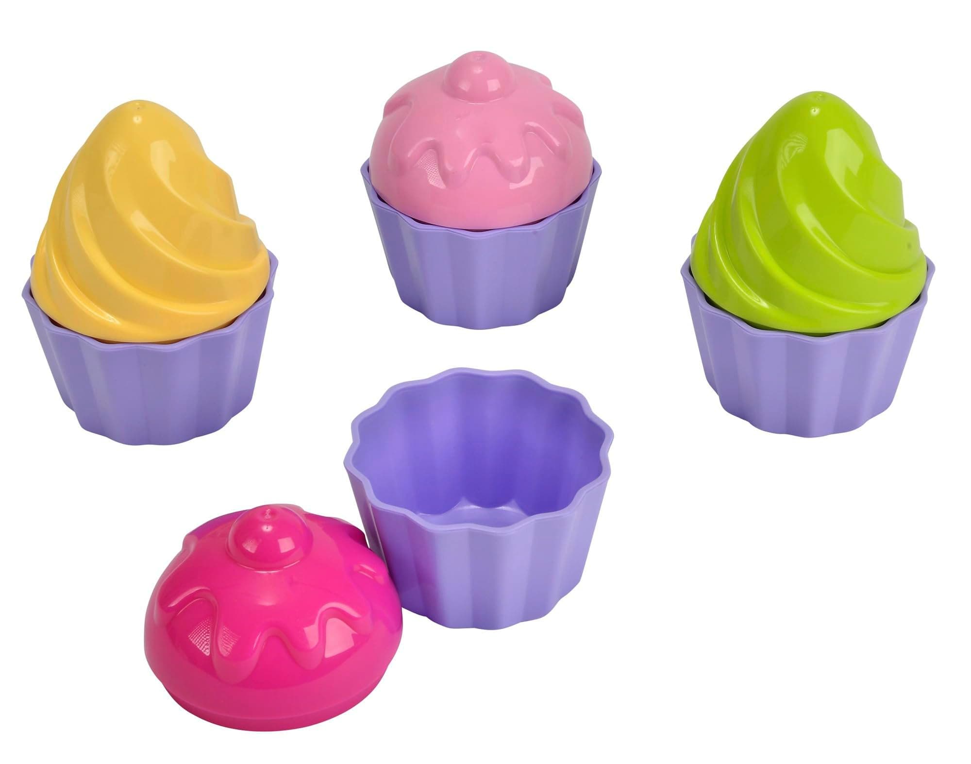 sand molds cupcake