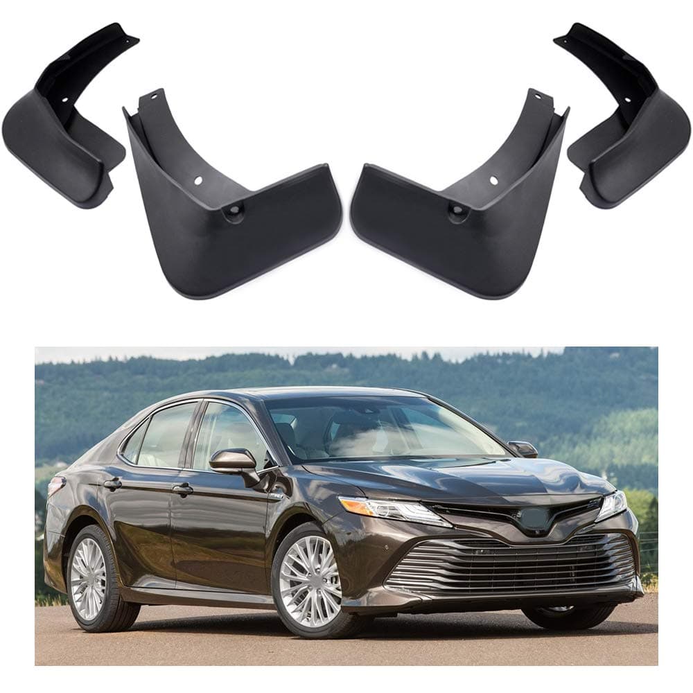 Car Mudguard Fender Mud Flaps Splash Guard Compatible with 2018 2019 2020 2021 2022 2023 2024 Toyota Camry (No XSE, SE and TRD Models)