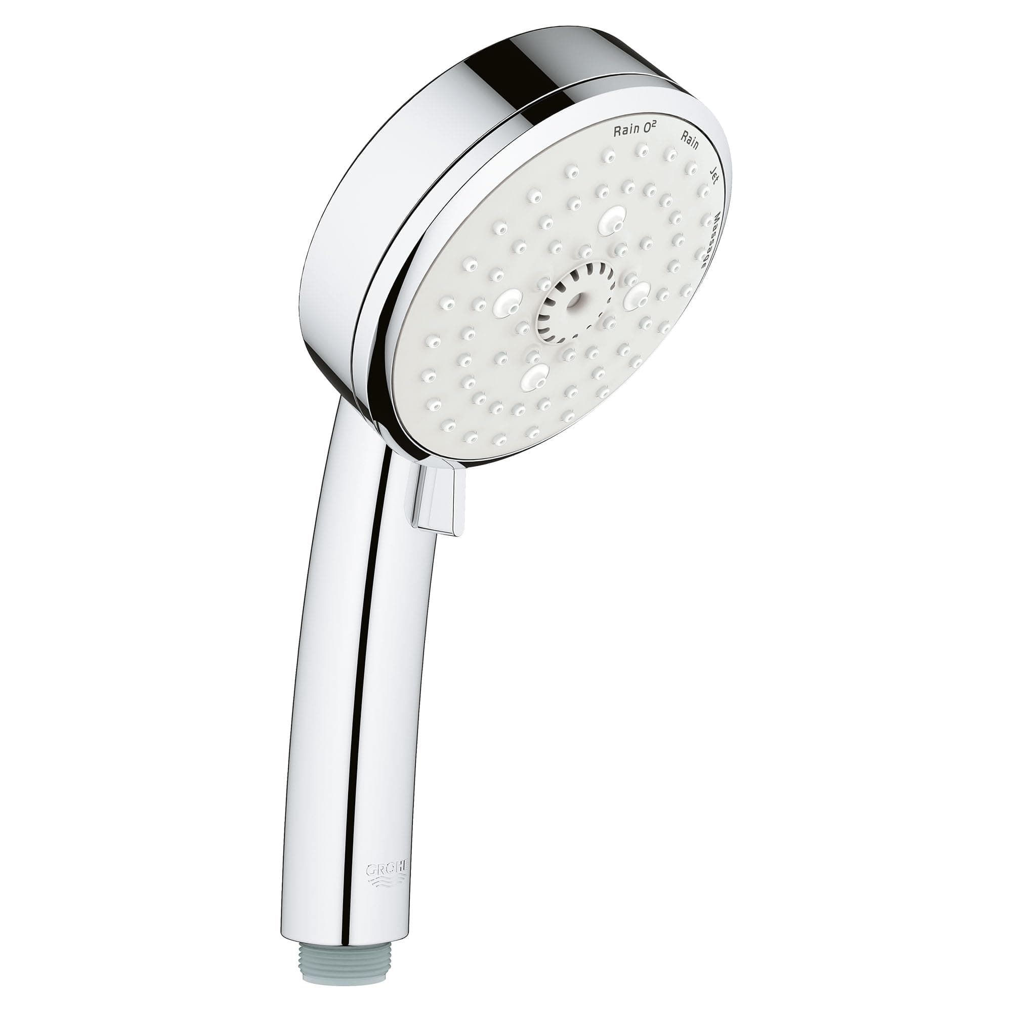 Tempesta Cosmopolitan 100 Hand Shower | 4 Sprays | Anti-Limescale System | Shower and Bathroom Fixtures | Chrome & White | 27575002