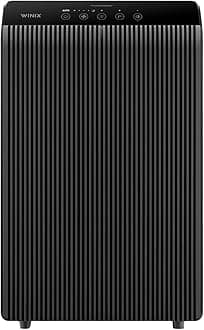 WINIX 5510 Air Purifier for Home Large Room Up to 1881 Ft² in 1 Hr With Air Quality Monitor, True HEPA, High Deodorization Carbon Filter and Auto Mode, Captures Pet Allergies, Smoke, Dust.