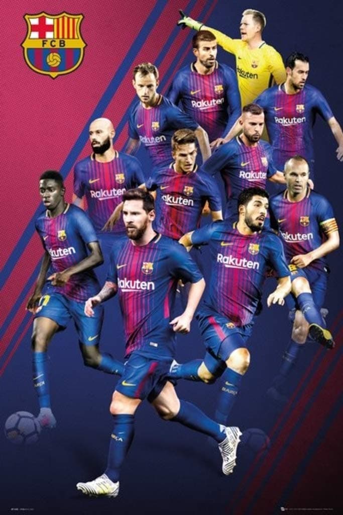 BARCELONA PLAYERS 17/18 PSA034276