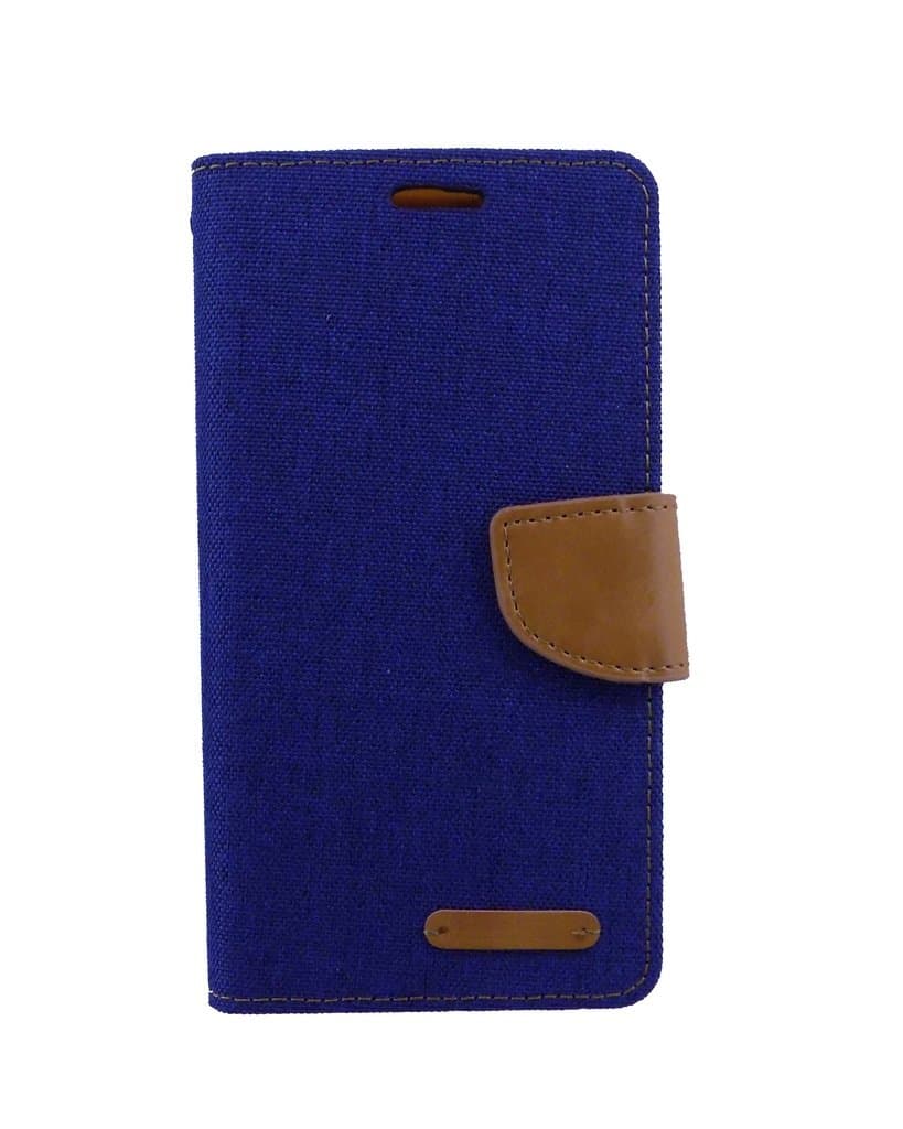 TECHSHARP Dairy Case Flip Cover for Samsung Galaxy J7 (Blue)