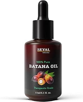 Seyal Batana Oil - for Hair Growth Dr Sebi Organic 100% Pure Concentrated Oil for Hair and Skin Care, Therapeutic Grade - 15ml