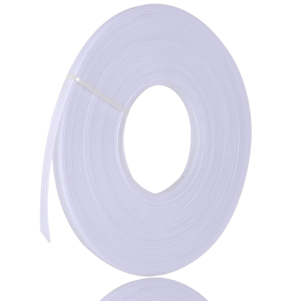 Secfanya 25 Yards Polyester Boning for Sewing - Sew-Through Low Density Boning for Corsets, Nursing Caps, Bridal Gowns (4mm)