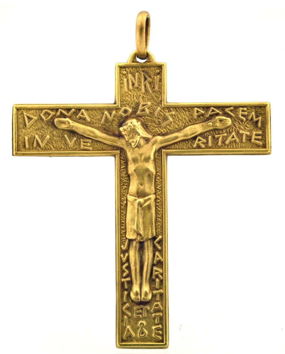 Christ Cross Antique Bronze