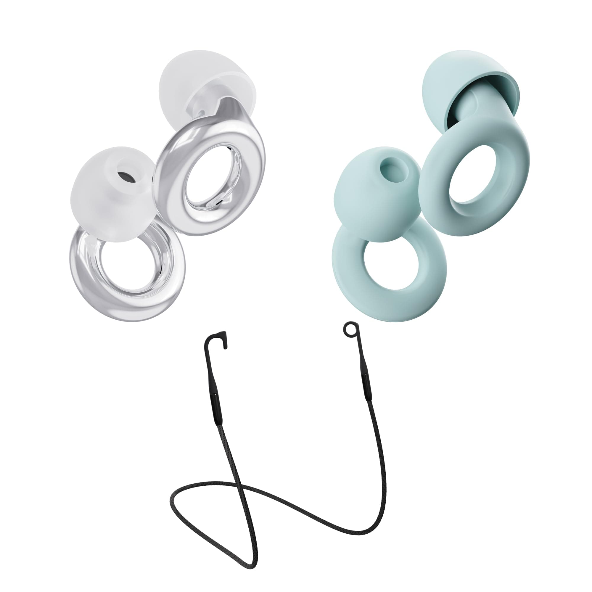 Loop Earplugs Day & Night Link Bundle (2-Pack) – Loop Experience + Loop Quiet + Loop Link | Reusable Ear Plugs for Sleep, Focus, Noise Sensitivity, Music, Events & More | 18 dB/27 dB Noise Reduction
