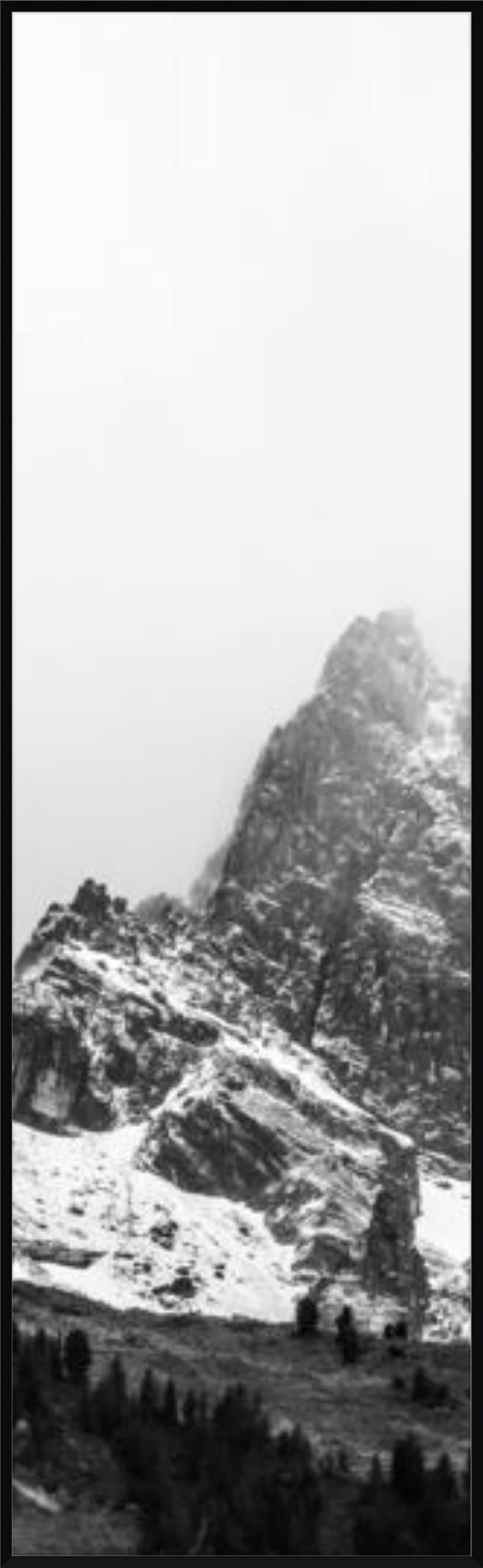 Frame It Easy 15 x 49 Gloss Black Metal Frame (Ashford)