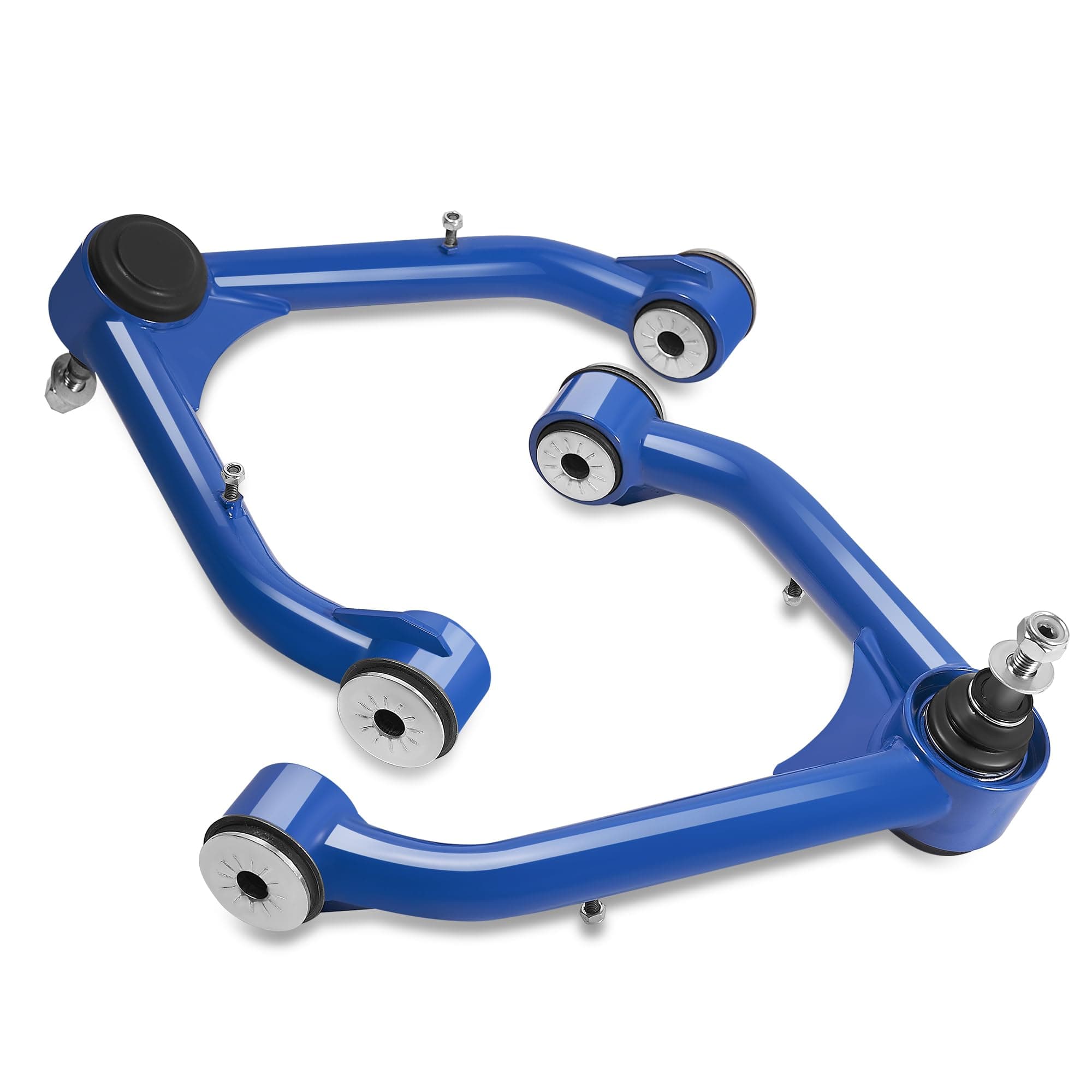 Upper Control Arms 2-4" Lift for 1999-2006 Silverado 1500 Sierra 1500,2000-2006 Tahoe, 2 PCS Blue Tubular Front Suspension Control Arm for Chvey Silverado 1500 GMC Sierra 1500 Tahoe Suburban Yukon