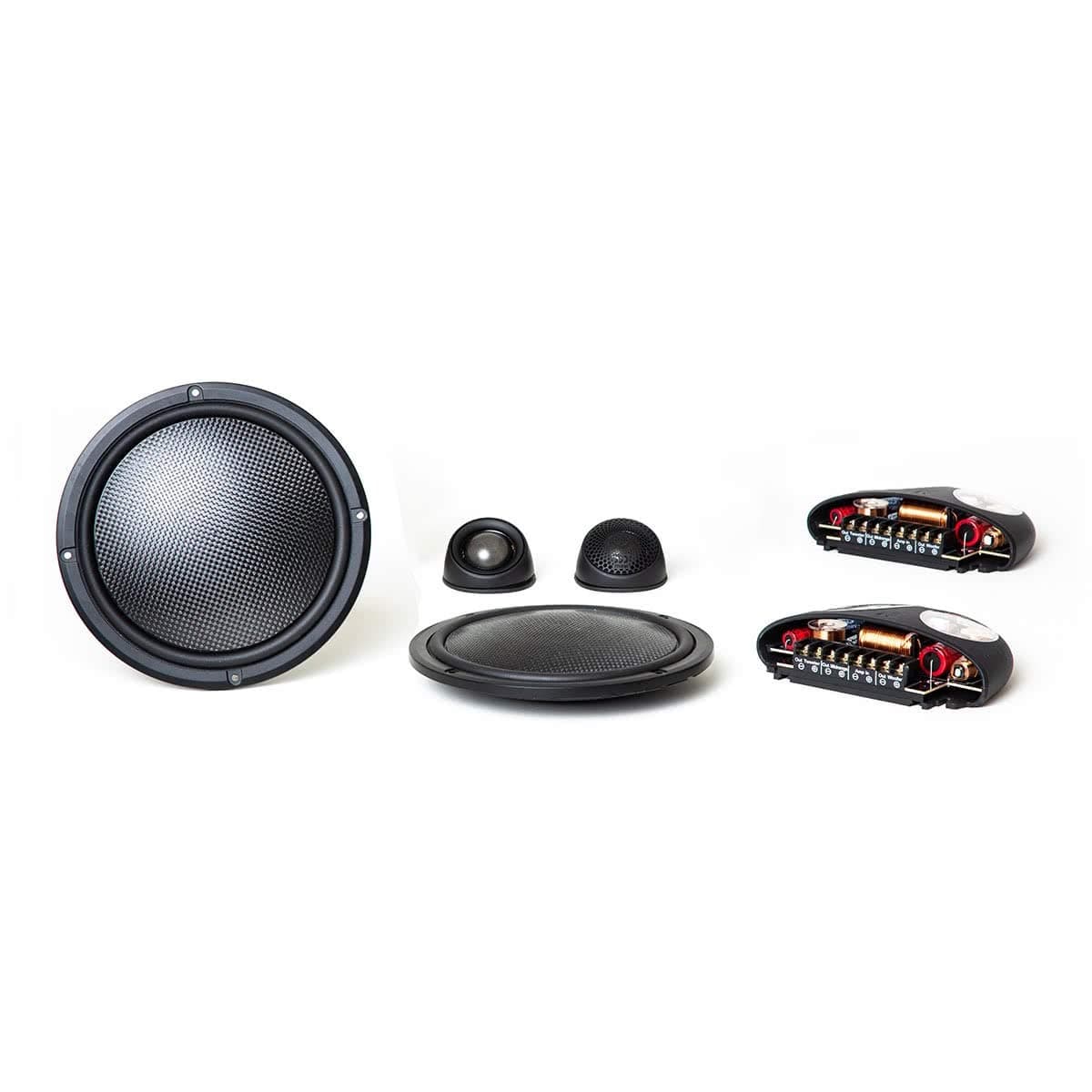Morel Virtus Nano Integra 602 Carbon 6-1/2" 2-Way Carbon Thin Coaxial Speakers