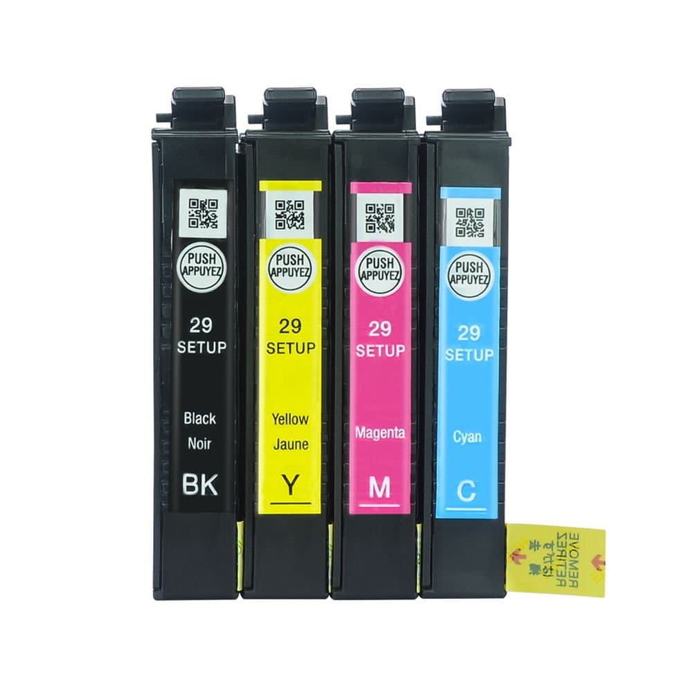 Gorgeous Tec e 29 Ink Cartridges for XP-245, XP235, XP247, 332, 335, 342, 345, 432 Printers (4Packs)