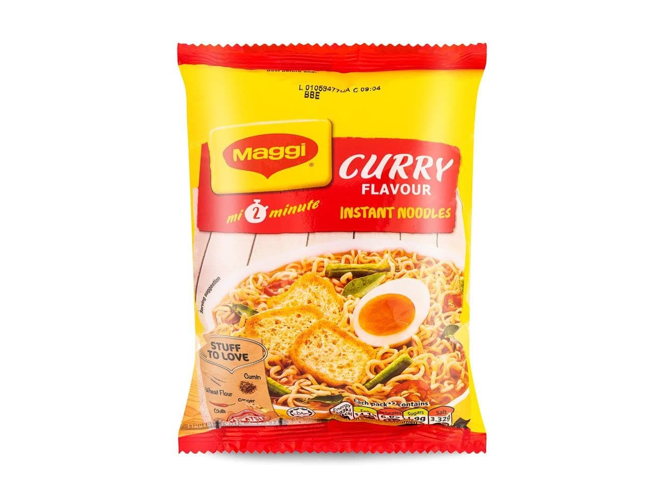 Curry Flavour Instant Noodles - 30 Packets