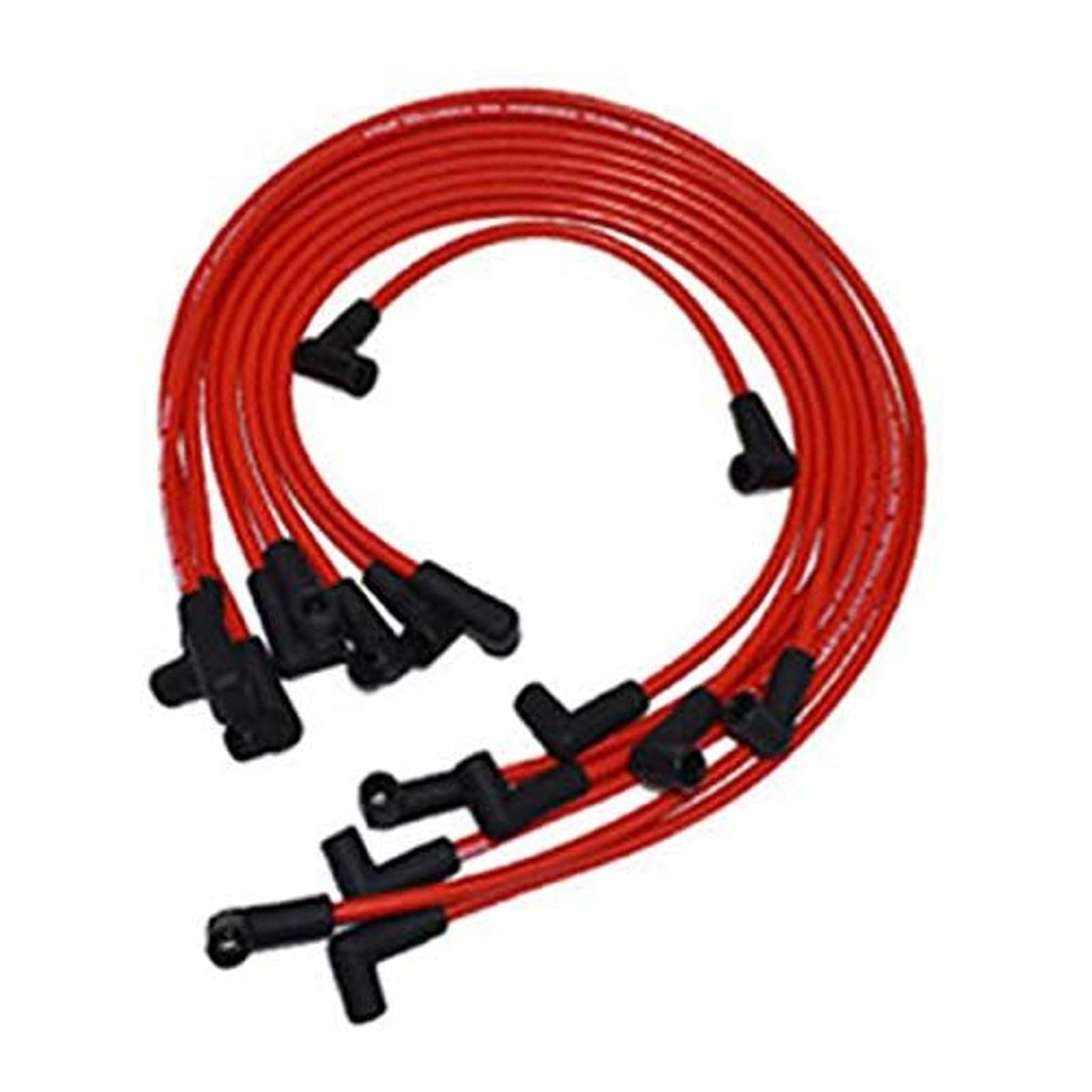 Silicone Spark Plug Wire Kit - 8mm Red - Heat-Resistant Jacket & Ignition Wire Set - Compatible with Chevy, Chevrolet & GMC Vehicles