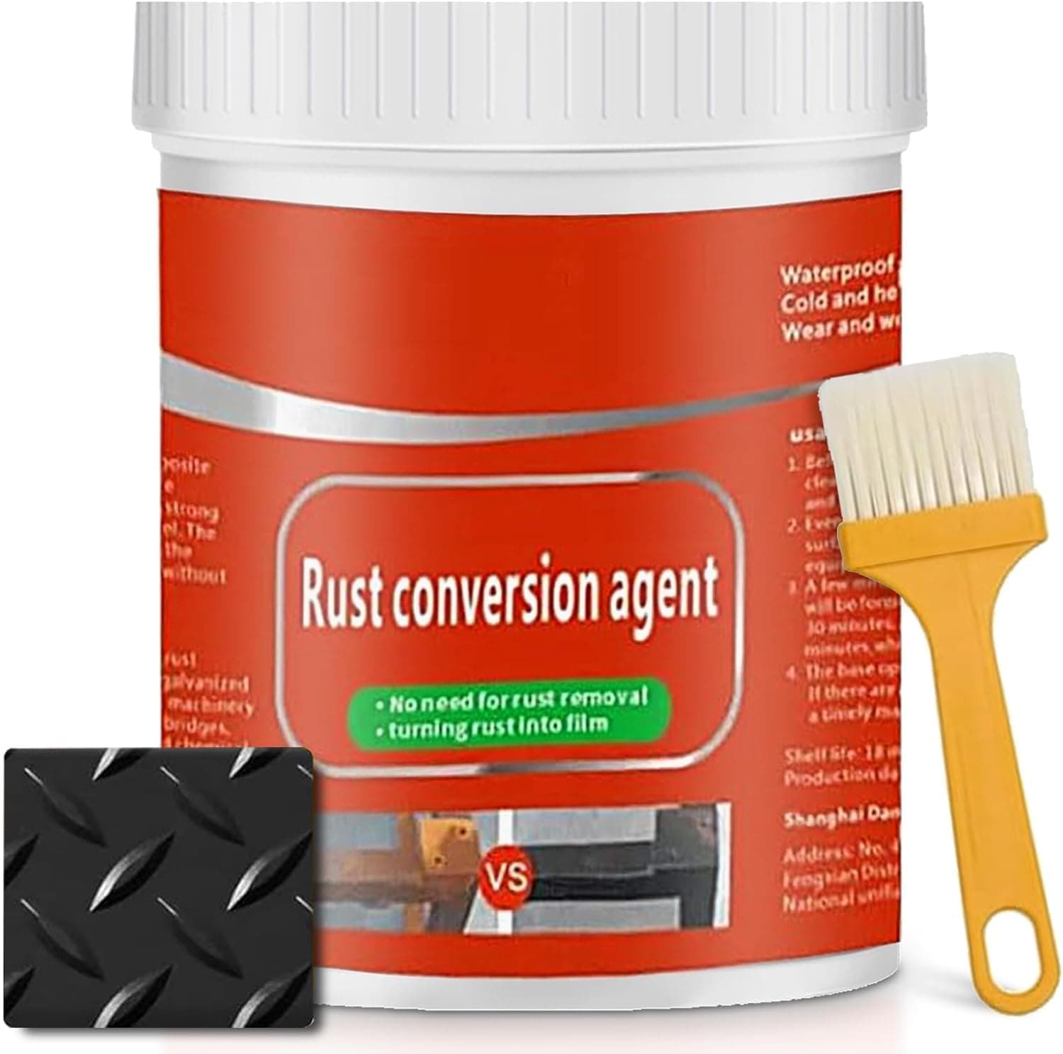 Rust Converter, 35.27Fl Oz, Rust Converter for Metal, Universal Rust Remover for Car, House, Cast Iron, and Steel (10.7Fl Oz,Black)