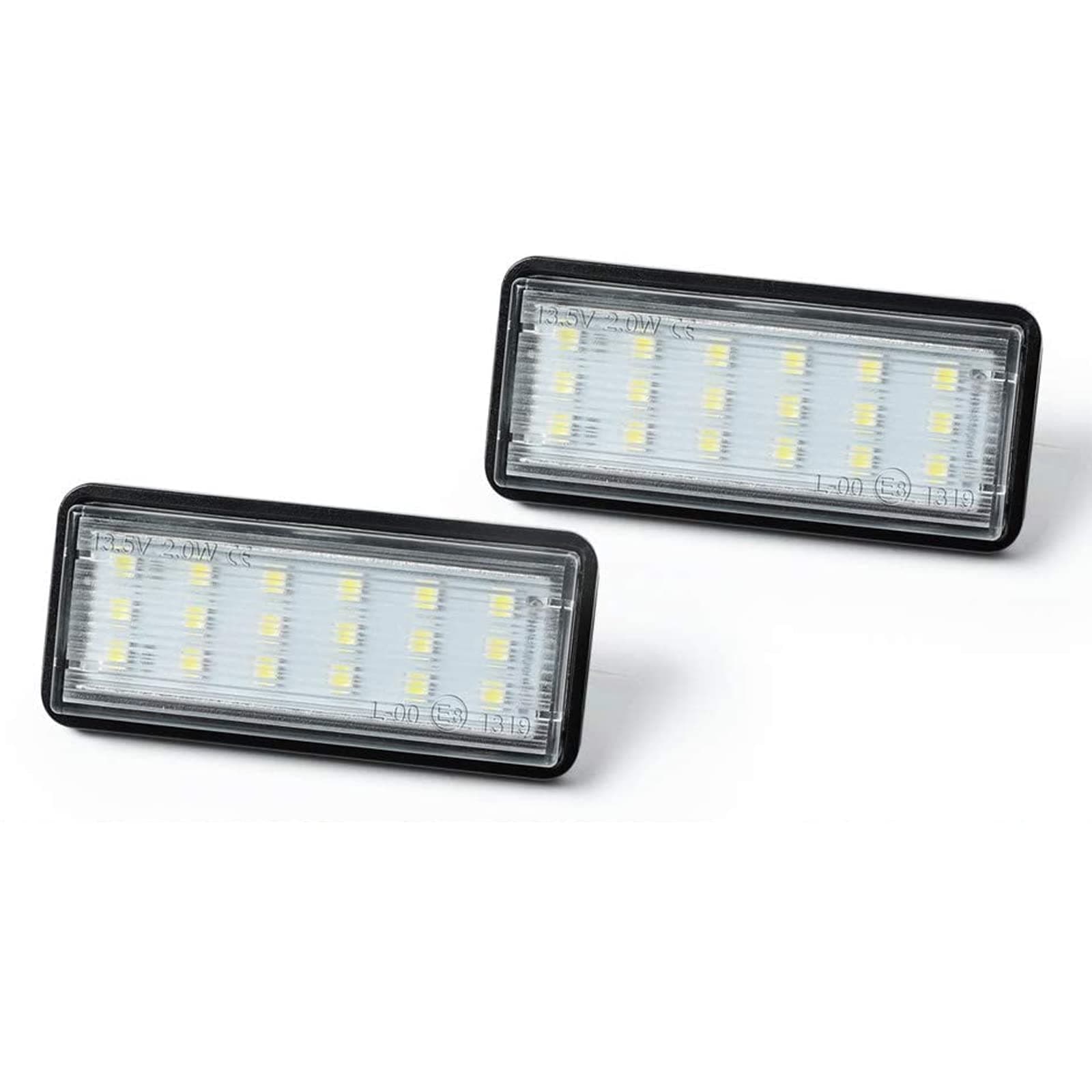 Gempro License Plate Light, 2Pack LED License Plate Lamp Assembly Replacement For Lexus GX470 LX470 LX570 Toyota Land Cruiser Cygnus 100-Series
