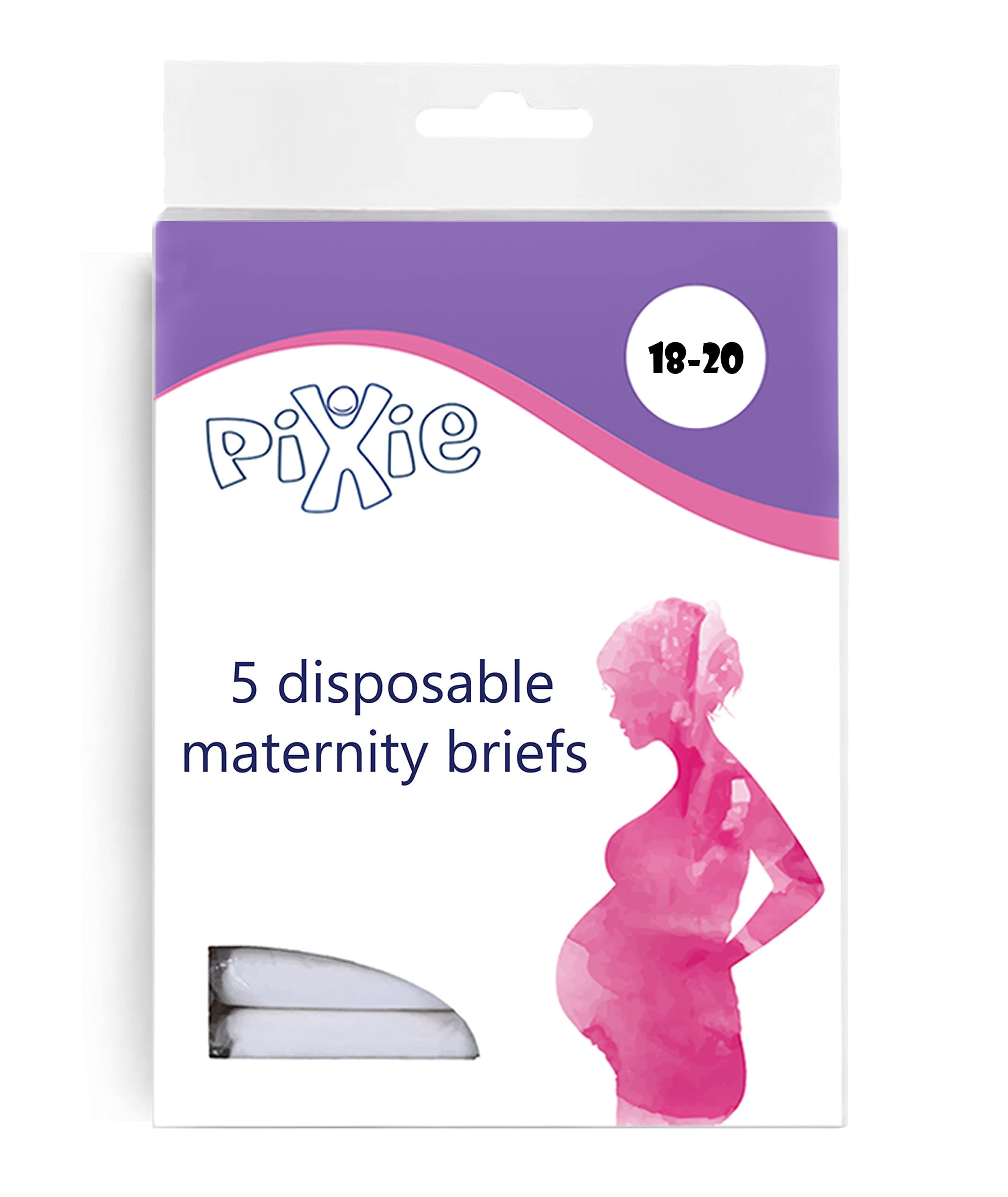 Pixie Disposable Maternity Brief (Size 18-20), Piece of 1