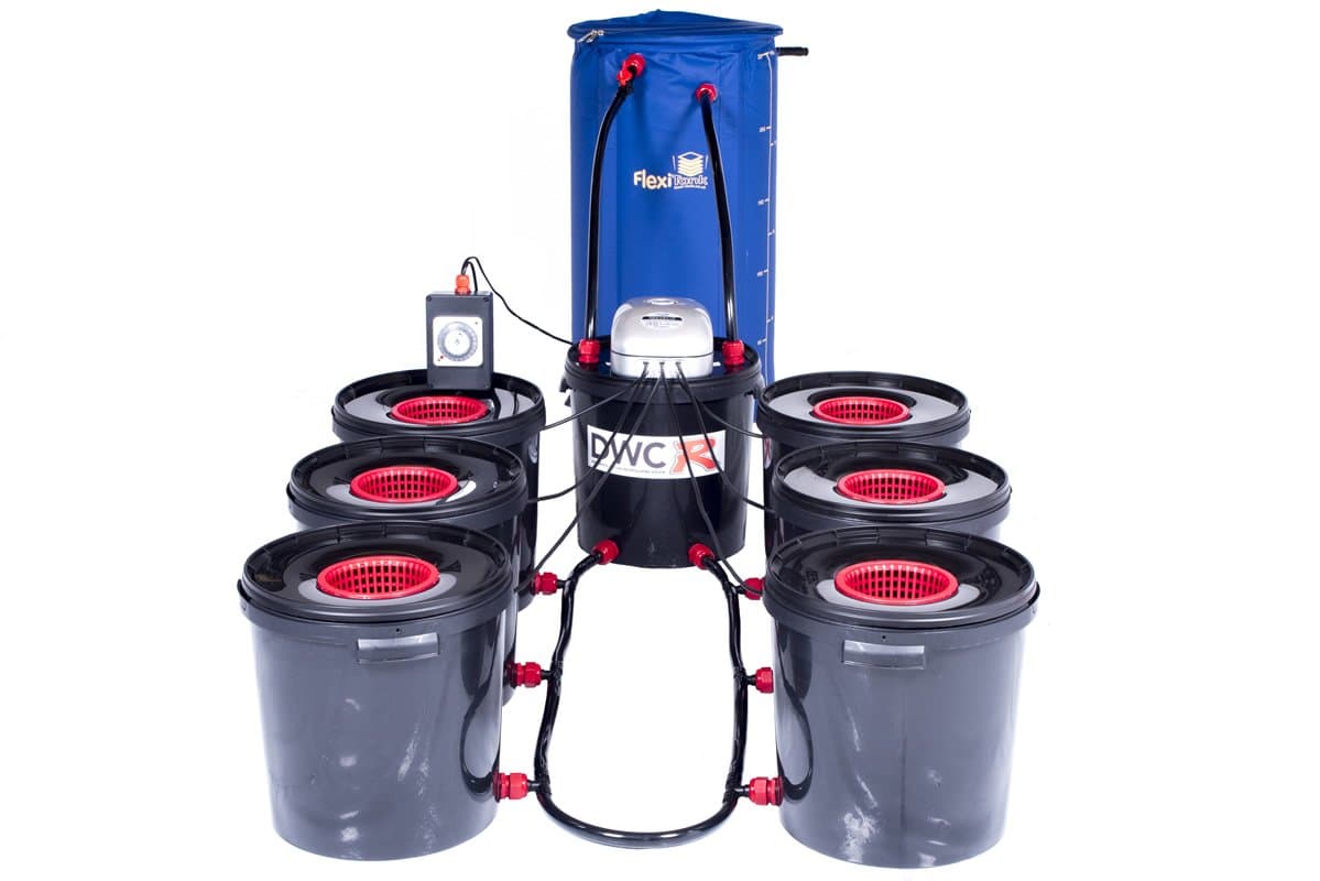 DWCR 6 Pot Bubble Pot Hydroponic Deep Water Culture System
