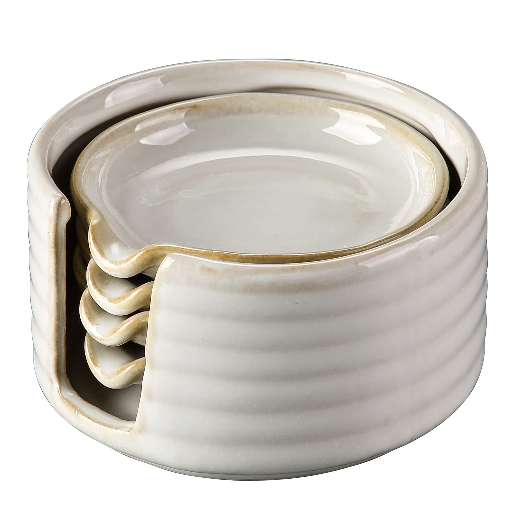 sauce dishes with holder