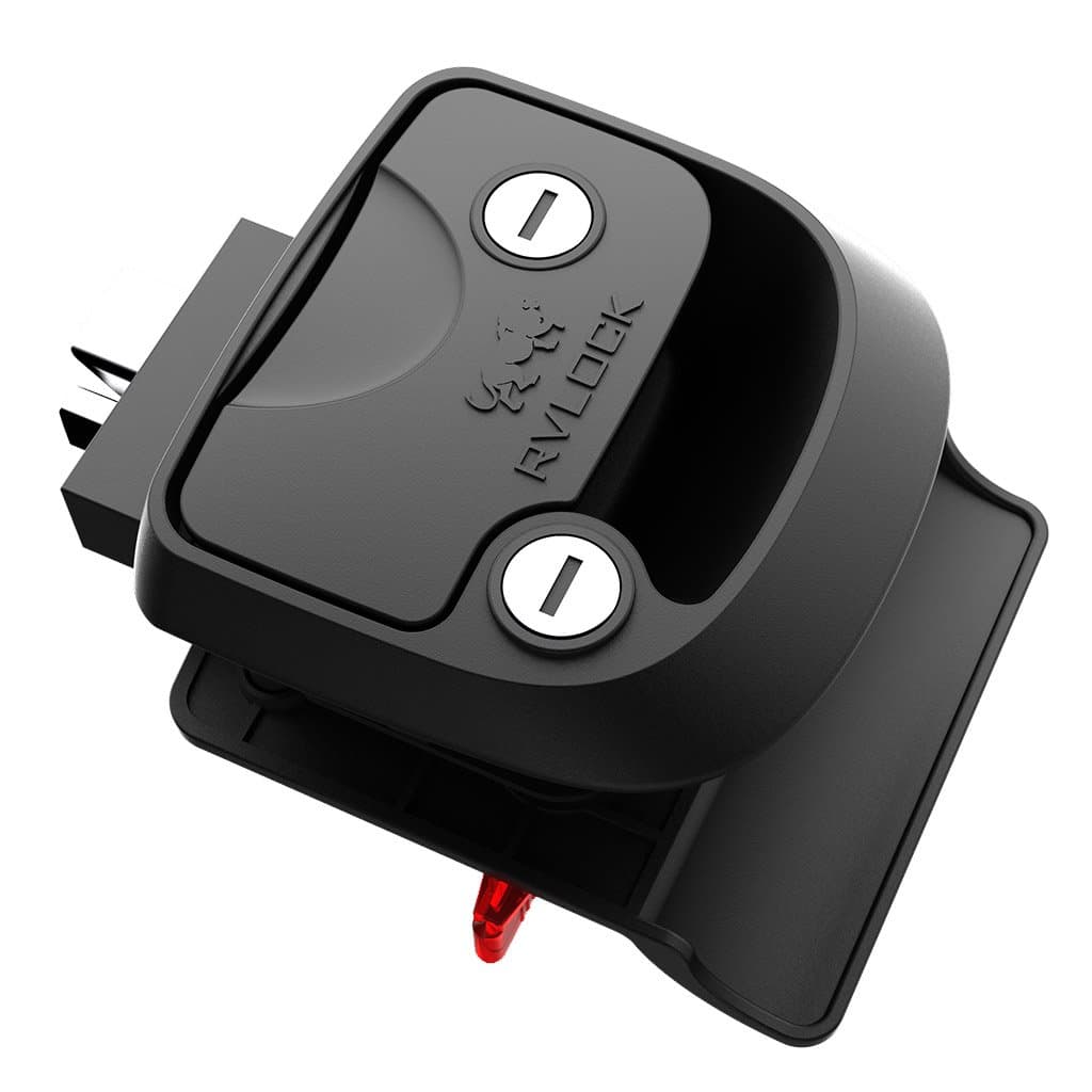 GripLite RV Door Lock Replacement for Secure Access with A Premium Feel, Made for Travel Trailers and Camper Trailers, Durable Camper Latch Fits 2.75” x 3.75” Cutout Hole