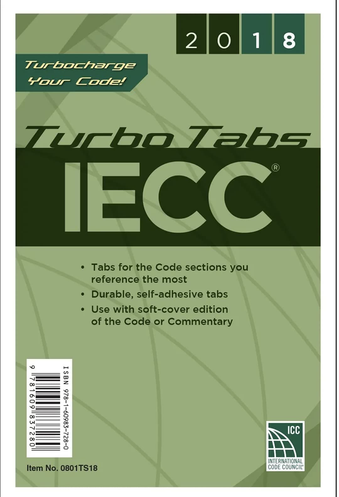 2018 International Energy Conservation Code Turbo Tabs, Soft Cover Version