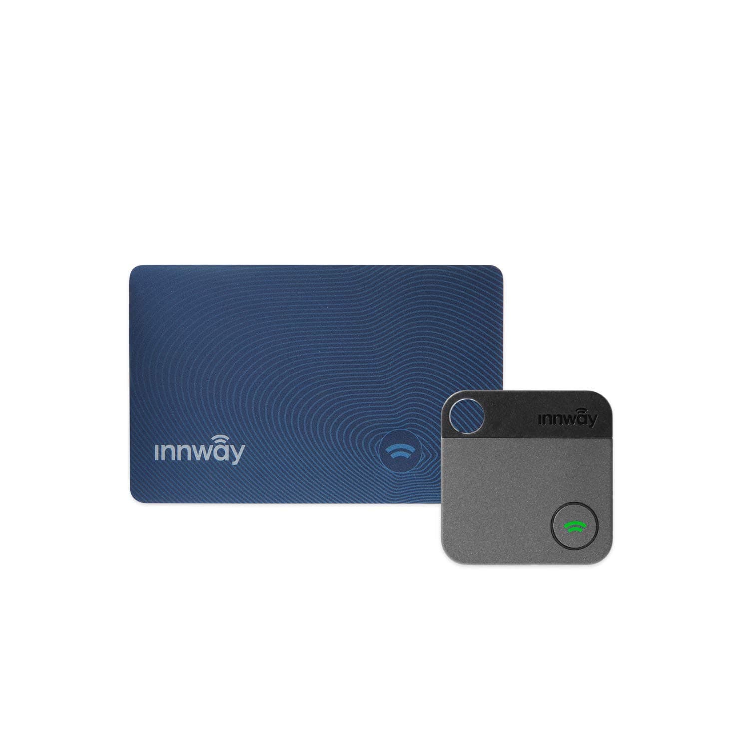 Innway Card + Tag - Ultra Thin Bluetooth Tracker Finder. Find Your Wallet, Bag, Backpack, Keys, Laptop, Tablet (Blue Card+Tag)…