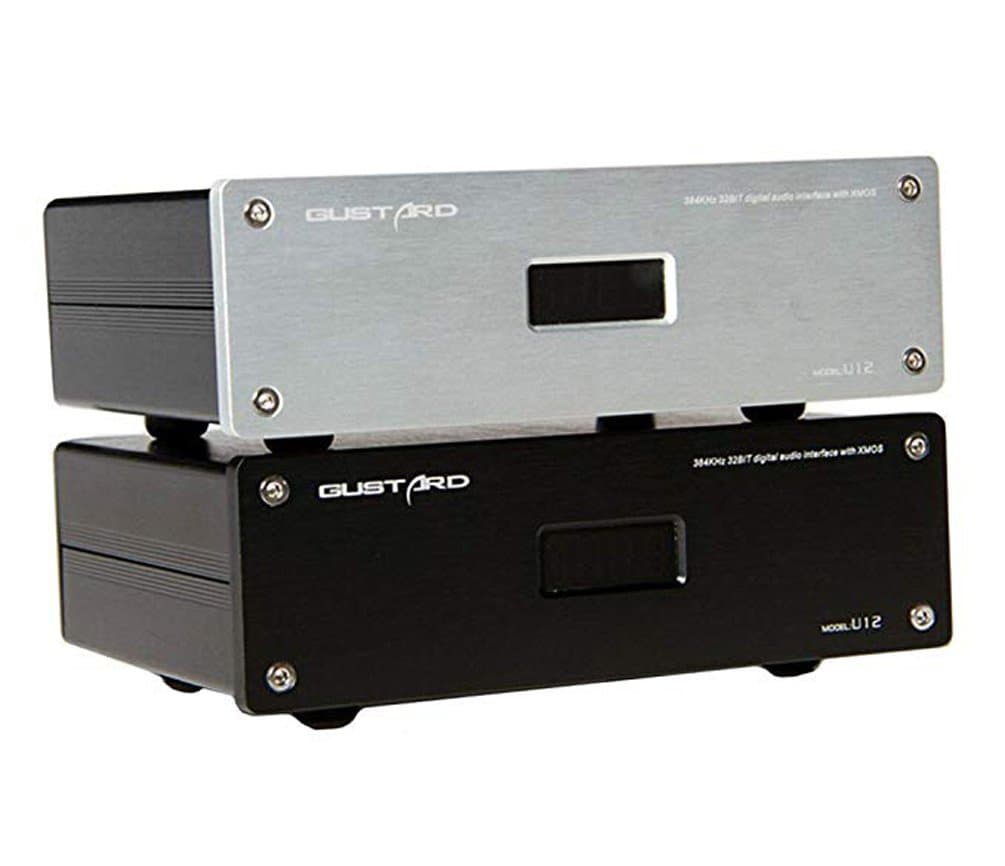 GUSTARD U12 32Bit / 384KHz DSD XMOS USB Digital Audio Interface Black