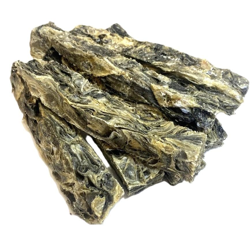 *Premium* Cod Fish Strips 1kg PREMIUM 100% Natural Dried Fish Skin Dog Treats Chews U.K. Sourced Air-Dried LOS