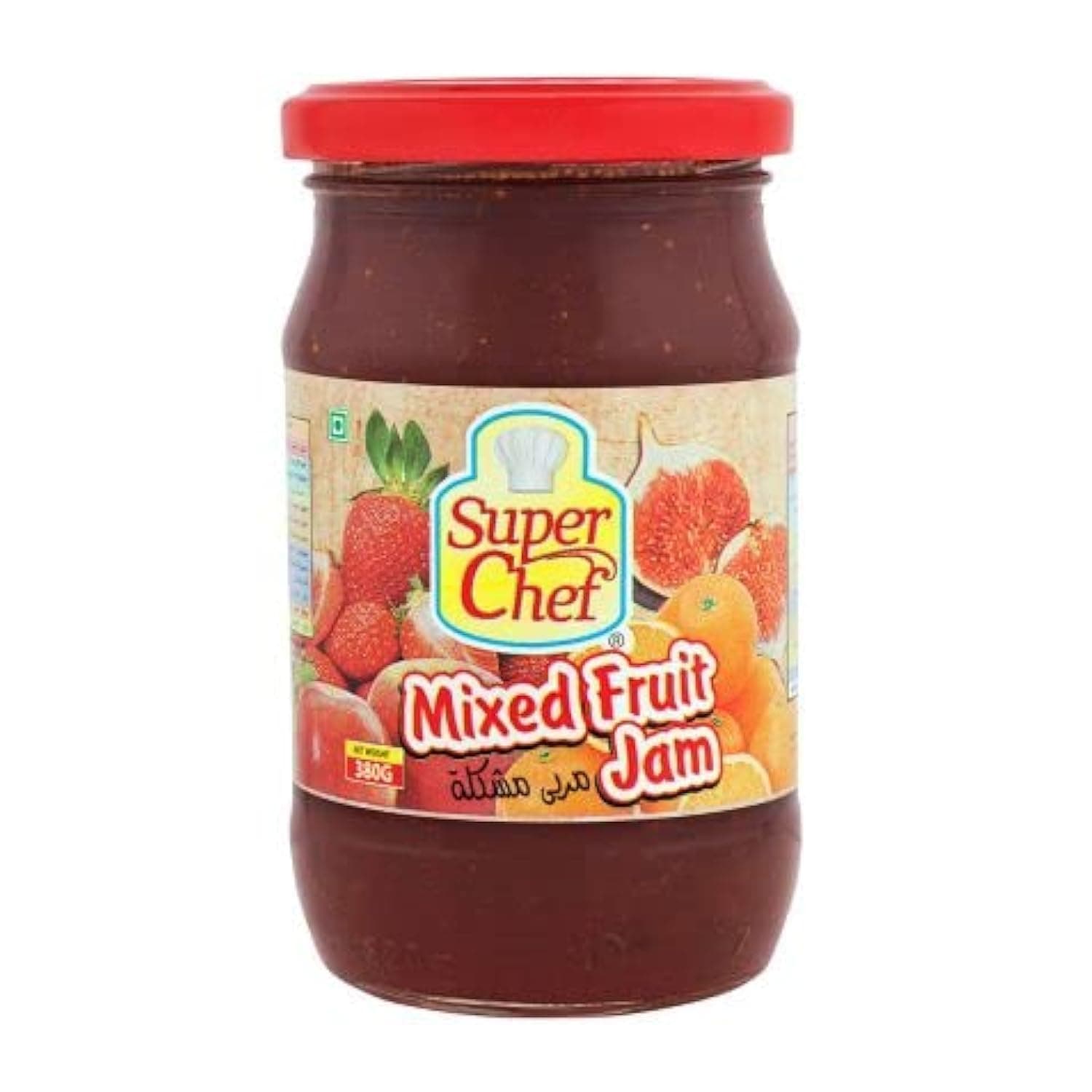 Jam Mix Fruit With Pieces 380 Gm