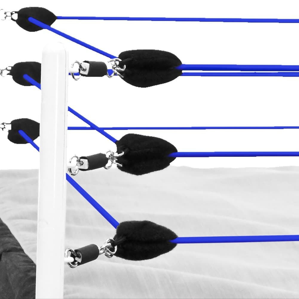 Blue Ring Ropes for Large 21.5 x 21.5 Inch Wrestling Action Figure Rings