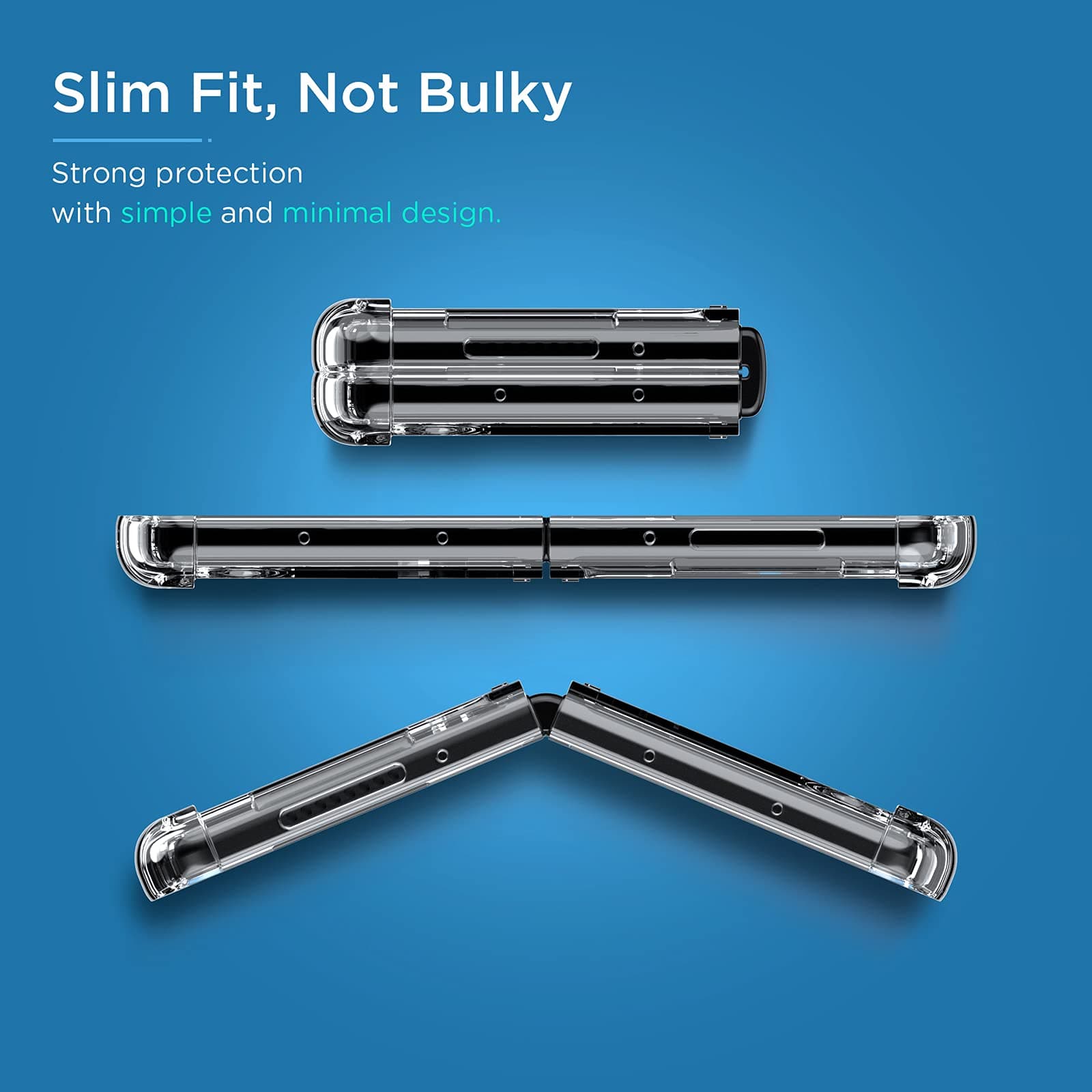 for Samsung Galaxy Z Fold 3 5G Case [Enhanced Corner Protection] Non-Yellowing Crystal Soft TPU Bumper Shockproof Hard Clear Back Cover 2021