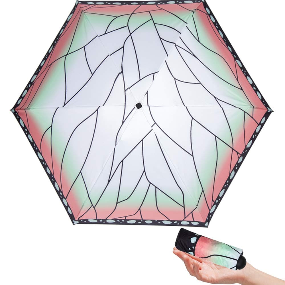 Maxer Mini Umbrella Light Compact Design Perfect for Travel Lightweight Portable Parasol Outdoor Sun&Rain Umbrellas Japanese Anime (Kochou)