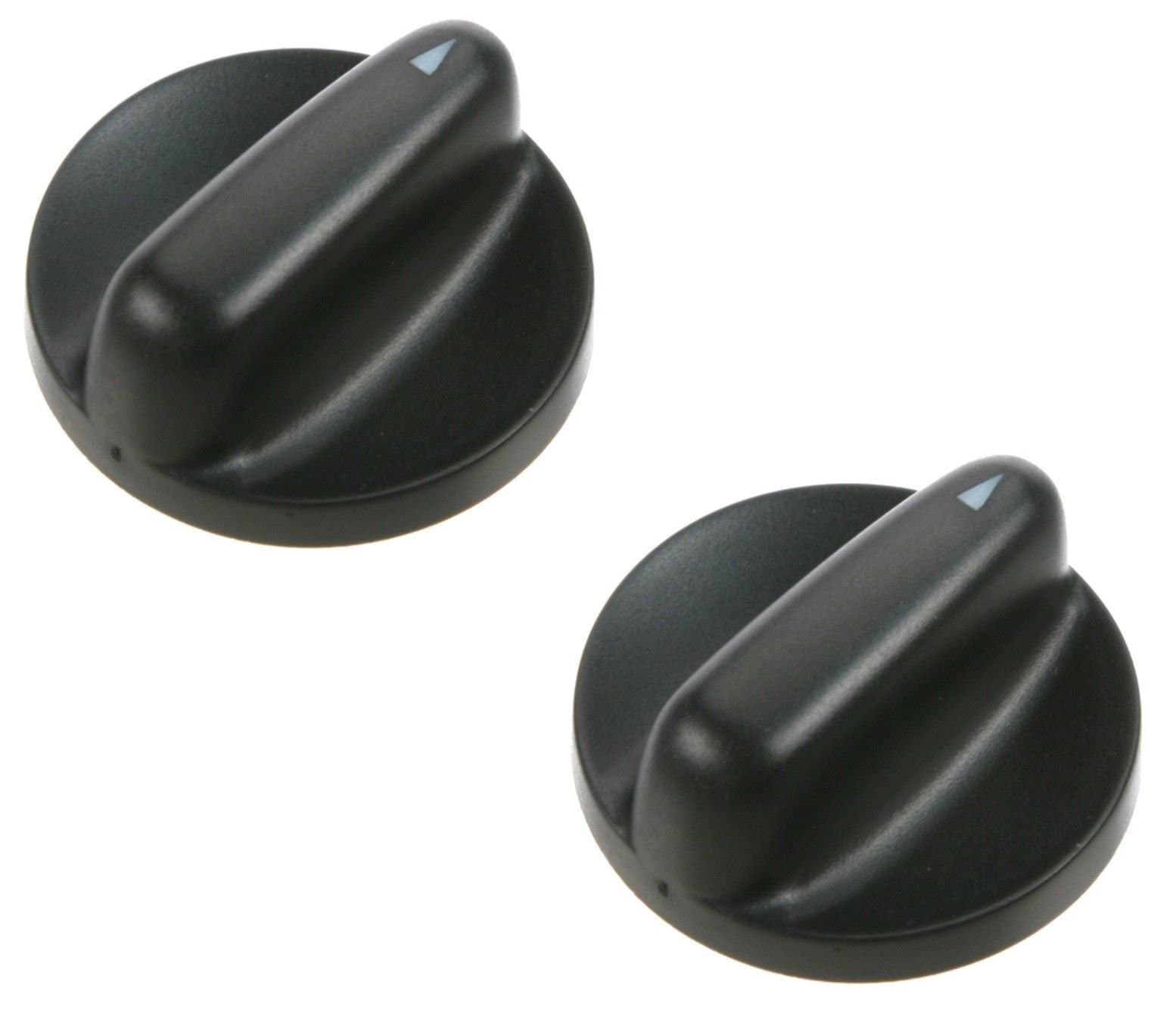 Set of 2 Climate Control Switch Knobs with Manual Heater Controls for Saab