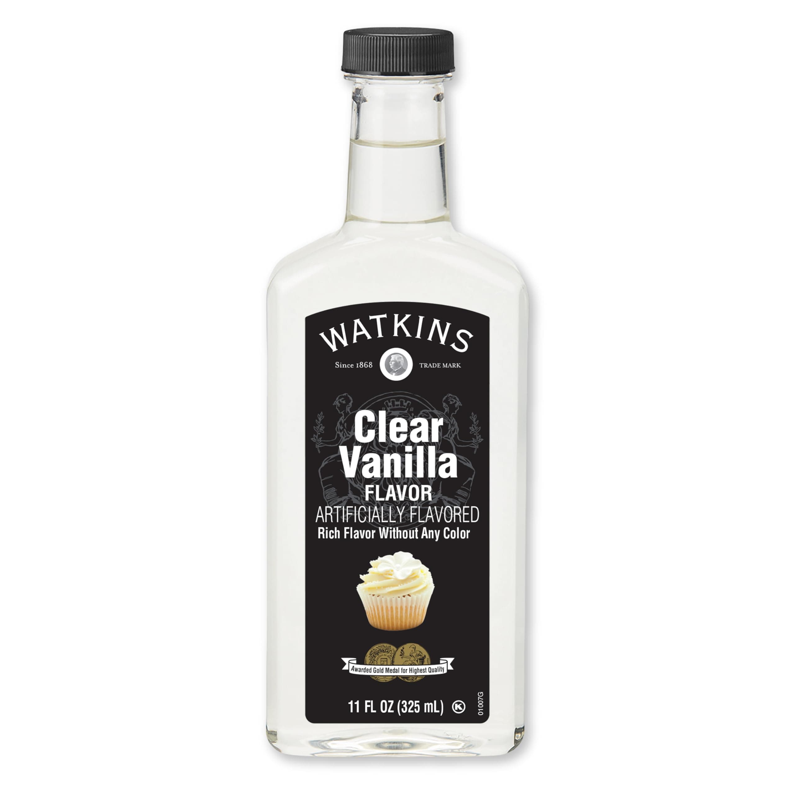Watkins Clear Vanilla Flavor, 11 fl. oz. Bottle, 1 Count (Packaging May Vary)