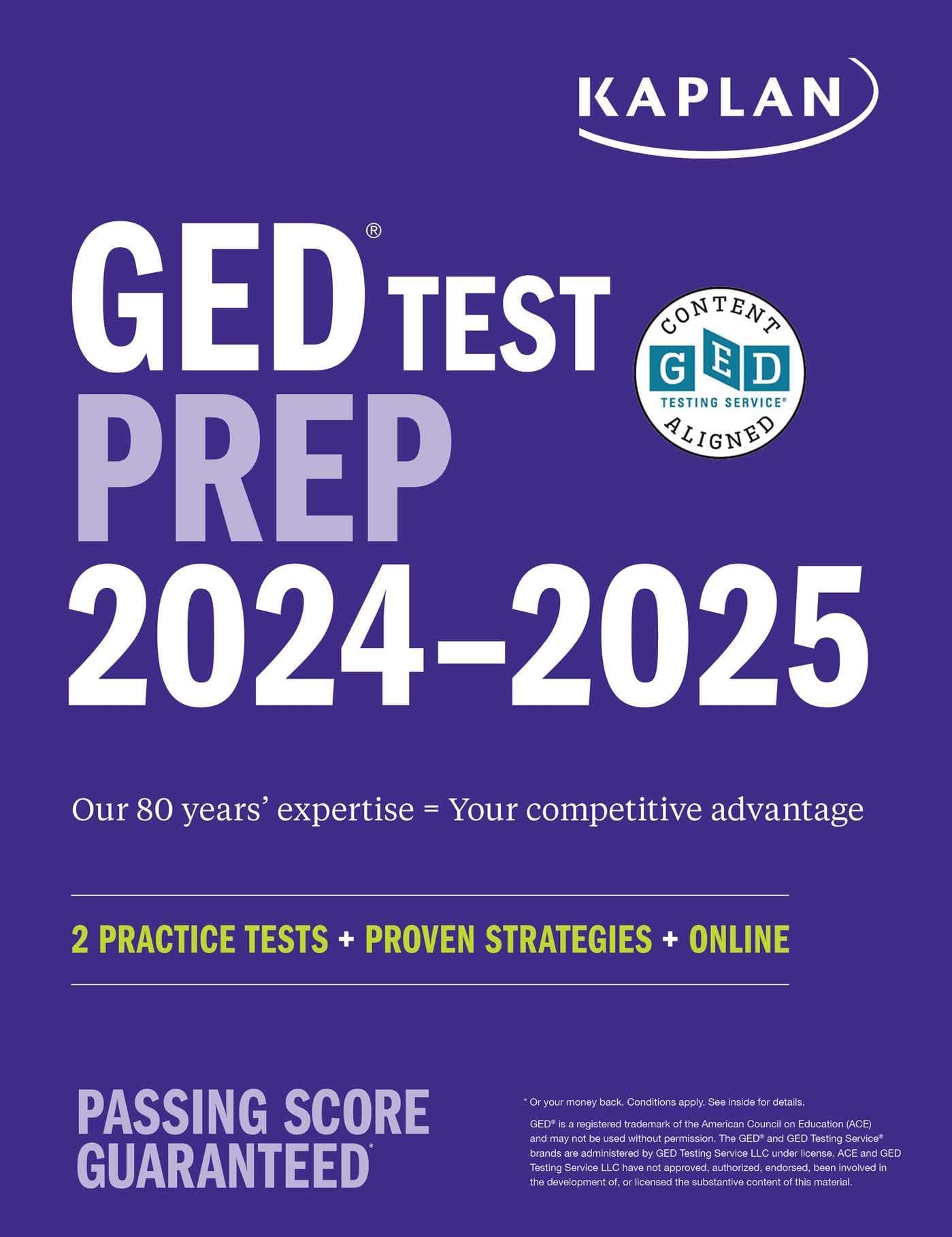 GED Test Prep 2024-2025: Includes a Diagnostic Pretest, 2 Full Length Practice Tests, 1000+ Practice Questions, and 40+ Online Videos