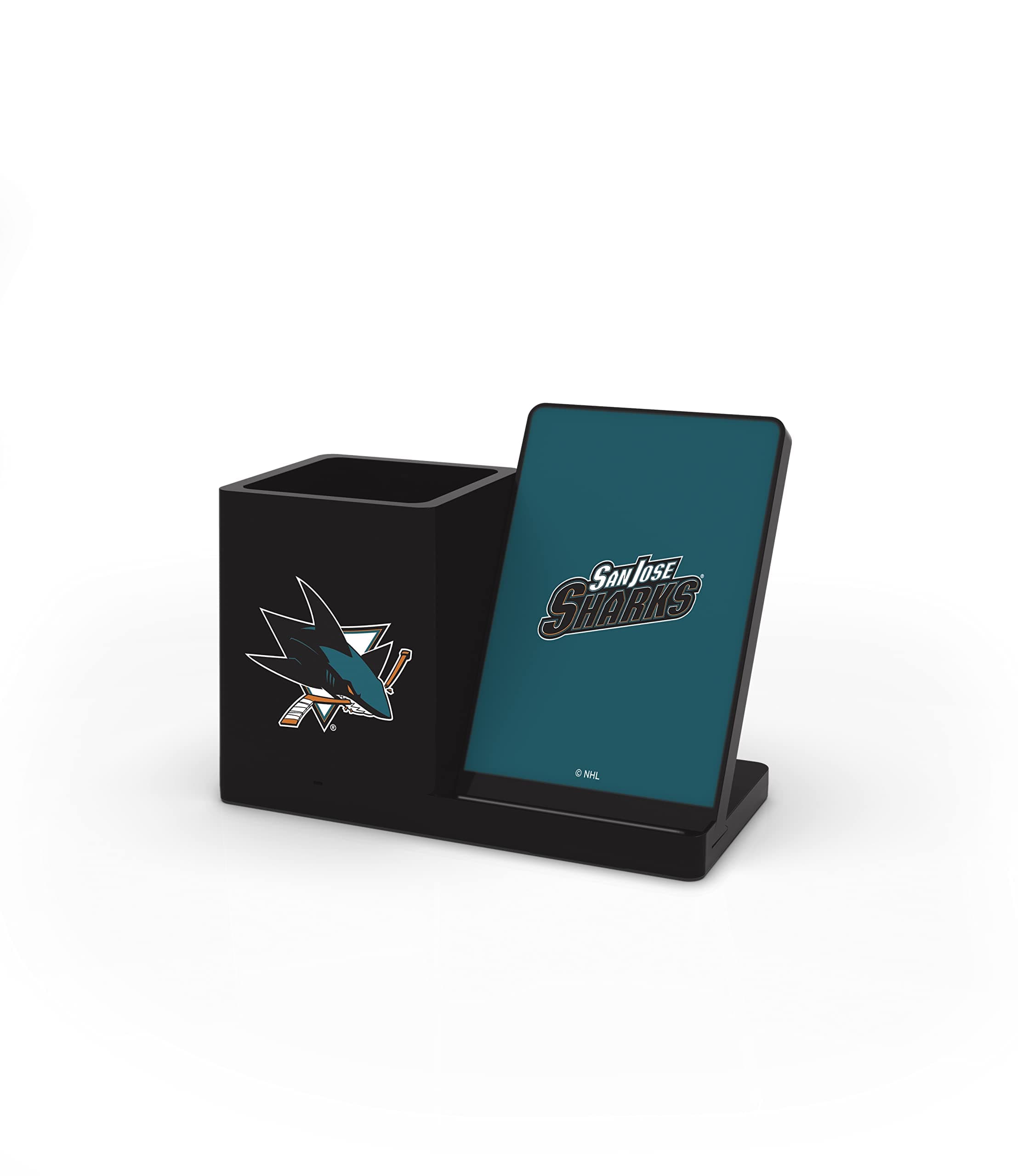 NHL Wireless Charger and Desktop Organizer