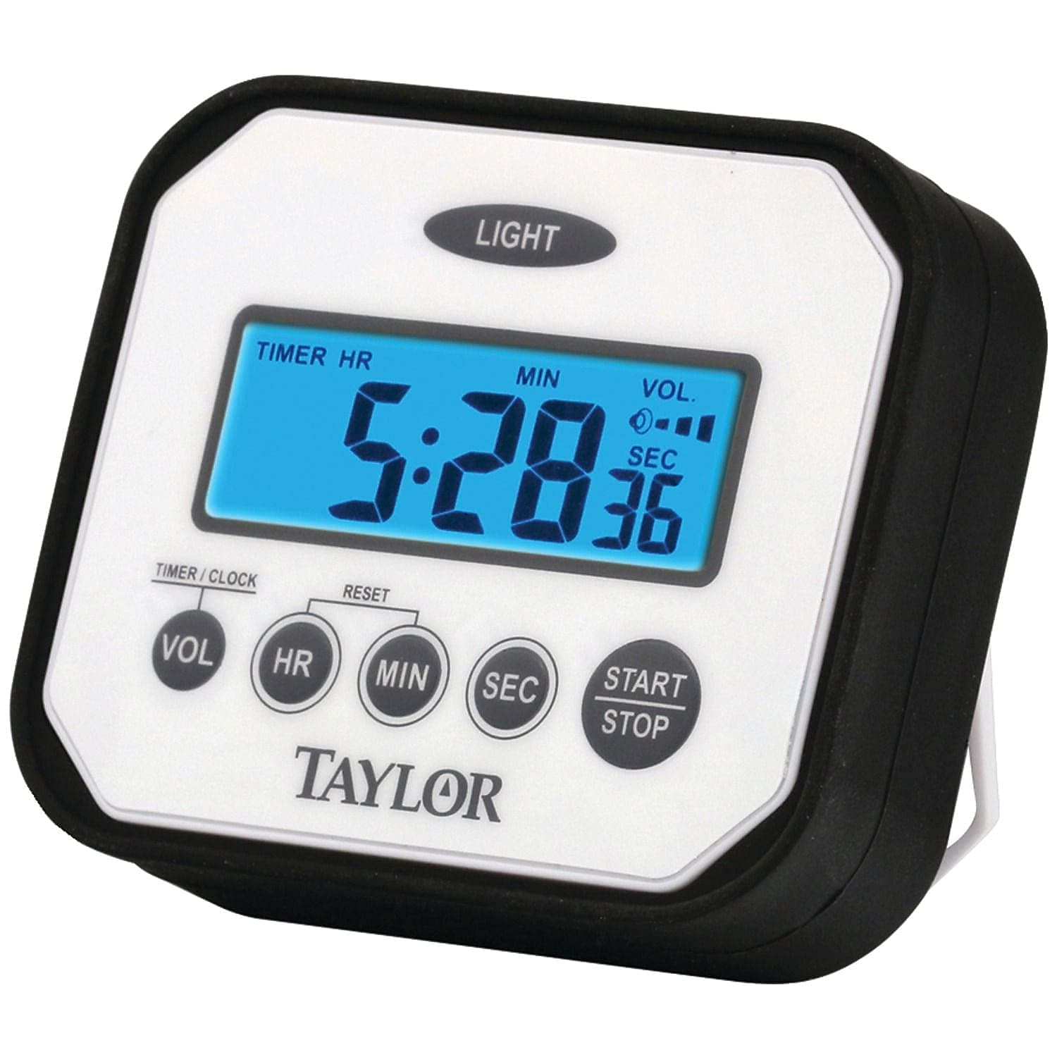 n' Drop Digital Timer with Volume Settings, One Size, White