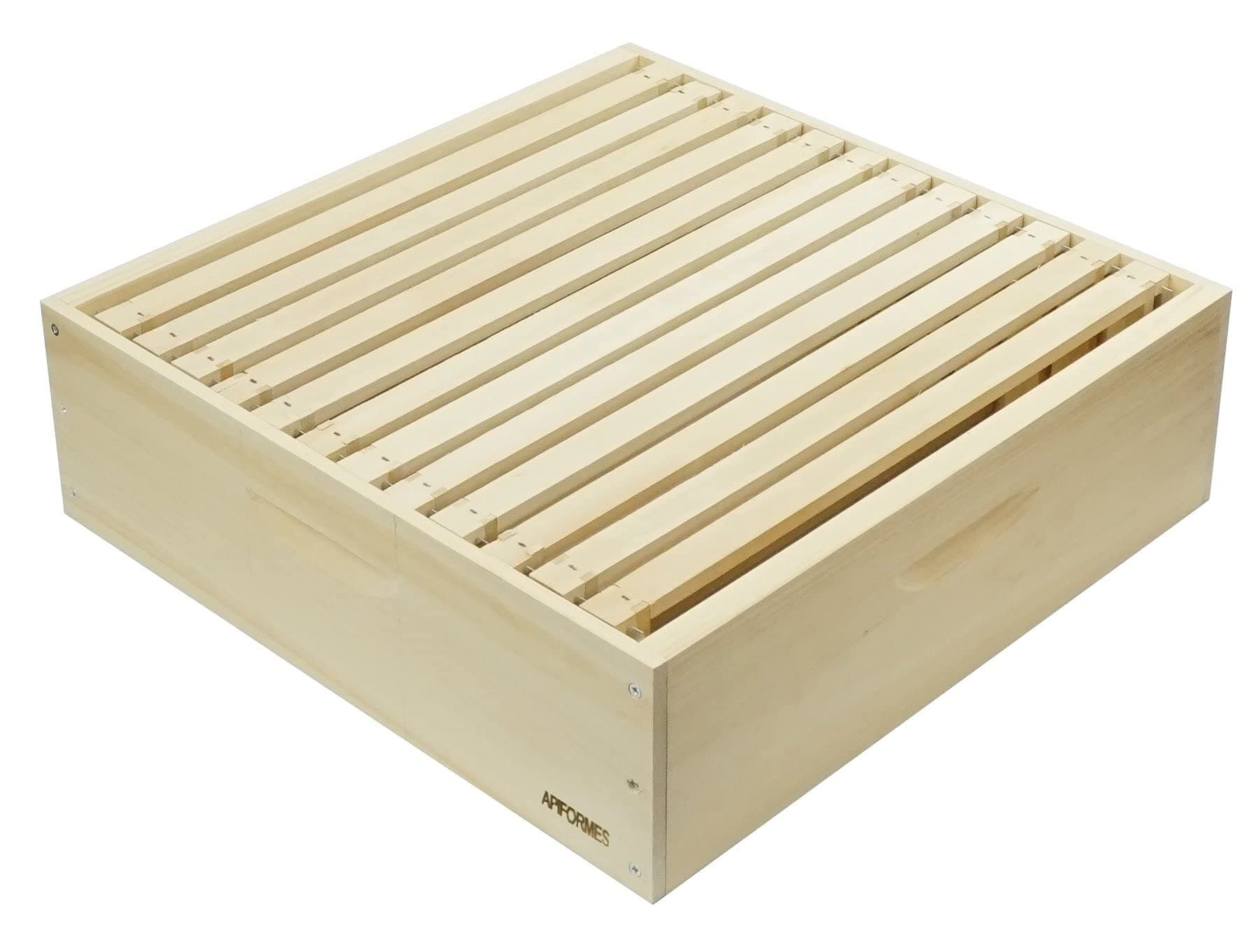 Apiformes Dadant (DAD12) Frame with 12 Frames, Wood and Prey 505X505X155 Bee House, apiary, Beekeeping Supplies Apiformes