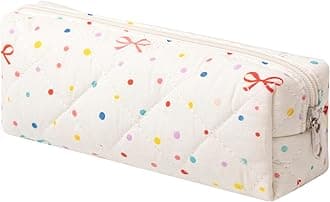 SURBEAV Pencil Case Pen Case Office College School Storage Bag Pouch Holder Box Organizer Makeup Pouch Cosmetic Bag Aesthetic Cute Pencil Case for Girls Boys Kids (NEW-X)