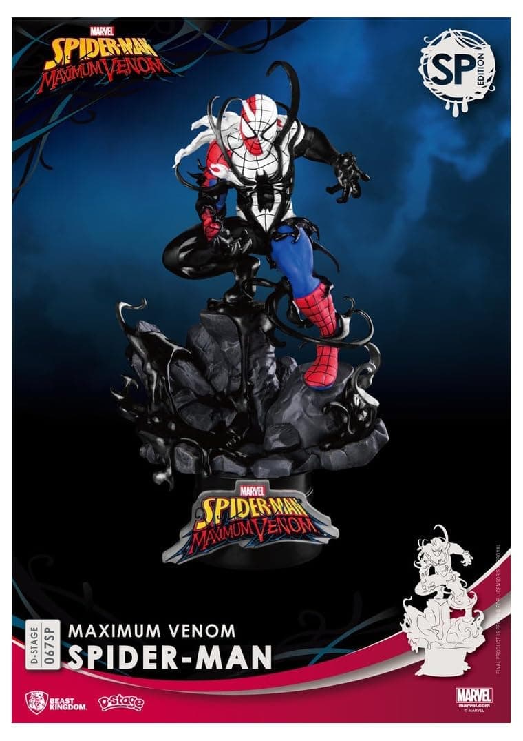 Beast Kingdom D Stage Maximum Venom Spider Man Special Edition Figure Statue