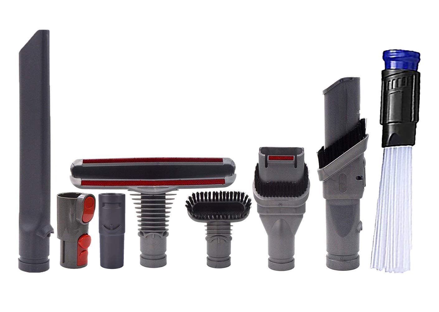Wonlives V6 Adapter Set 8 PCS Replacement Attachment Kit for DC35 DC45 DC58 DC59 DC62 V6 DC48 Stair Brush Crevice Vacuum Parts Accessories