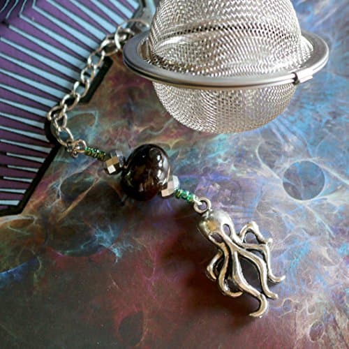 Lovecraftian Cthulhu Beaded Mesh Tea Ball Infuser