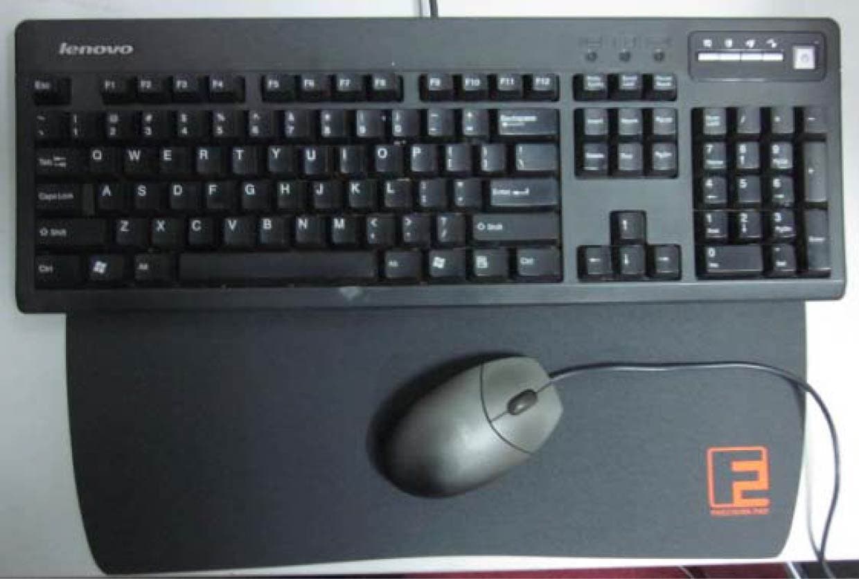 Portable 14" Smooth Hard Surface Gamer Mouse Pad