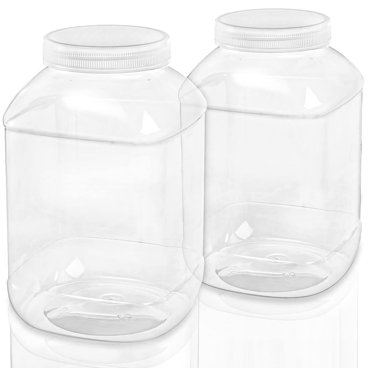 1.5 Gallon Square Plastic Containers