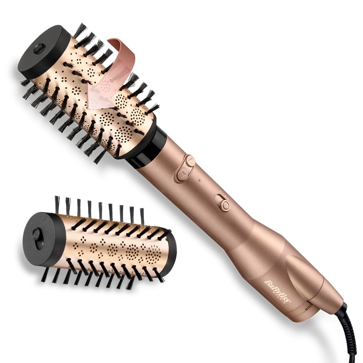Babyliss Rotating Hot Air Brush,Black