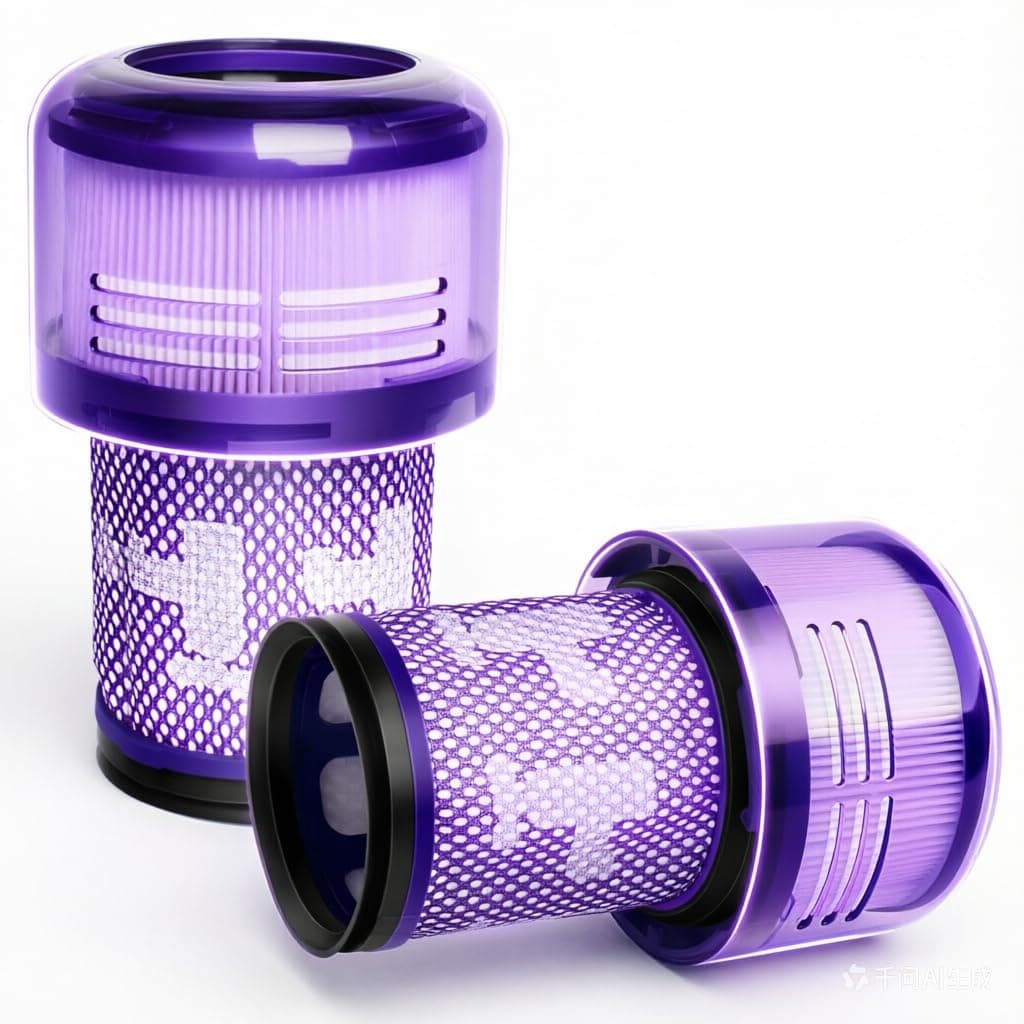 2 Pack Filter Replacement for Dyson V12 Detect Slim, V12 Slim, SV30, SV34, SV35 Cordless Vacuum, Compare to Part 971517-01（NOT for SV12 & V15 Vacuum）