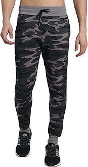 Peppyzone Men's Camouflage Regular Fit Track Pant