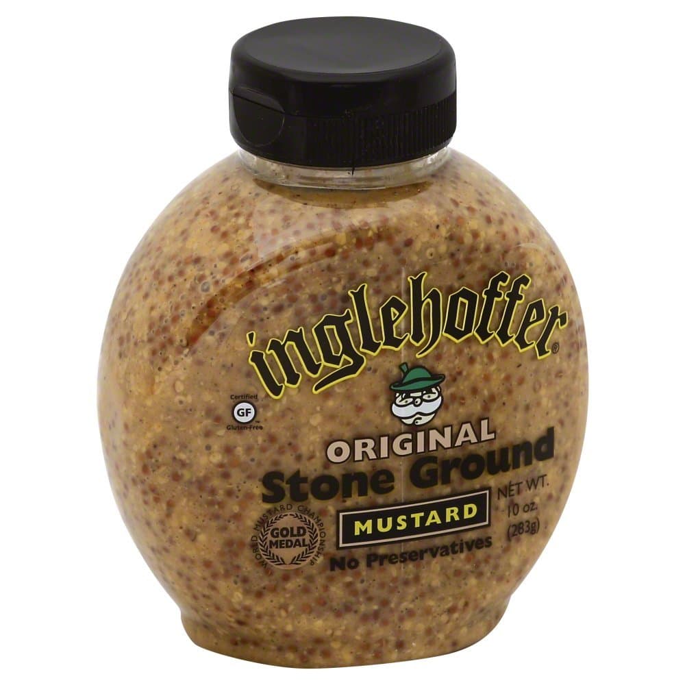 Inglehoffer Mustard Stone Ground Squeeze 10.0 OZ(Pack of 1)