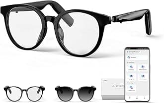 AI Glasses for Men & Women, Smart Glasses Powered by ChatGPT with 145-Language Translation,Bluetooth 5.4 Glasses, Polarized & Photochromic Lenses, 11H Music Play for Driving and Daily Use